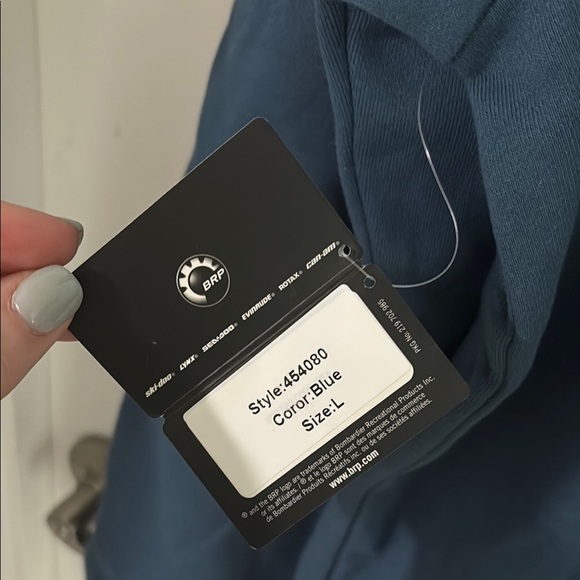 Canam Teal Hoodie with Yellow Details - Picture 2 of 4